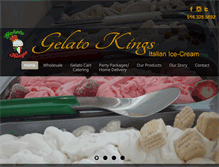 Tablet Screenshot of gelatokings.com